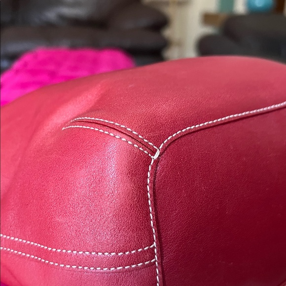 Coach Red Hobo Bag - Picture 9 of 16